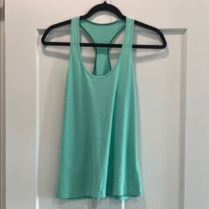 lululemon Cool Racerback Tank Top, Heathered Bali Breeze, Size 10